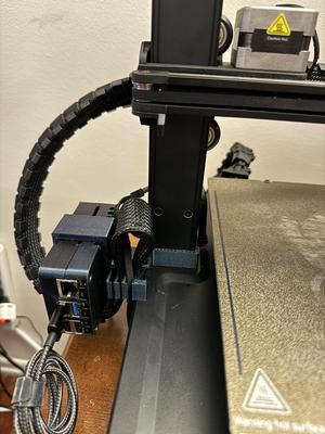 Ender 3 V3 SE Extended Cable Clip (for RasPi Bracket)