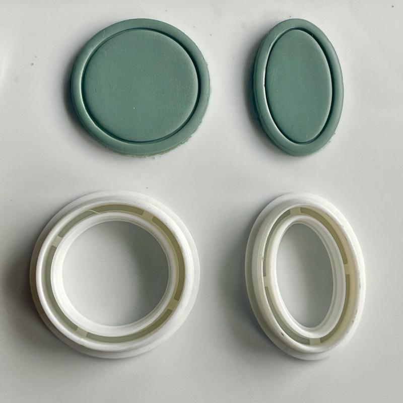 Circle and oval FRAME STAMP/CUTTERS