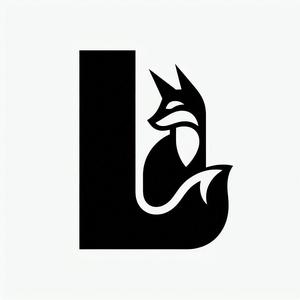 Fox alphabet: Letter L (version 4)