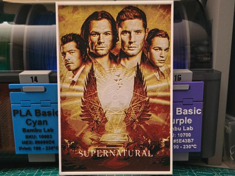 Supernatural Poster - Hueforge Art