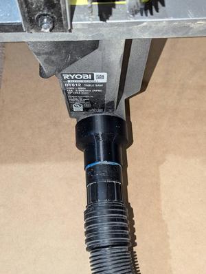 Rigid Shop Vac to Ryobi Table Saw Adapter (45mm to 64mm)