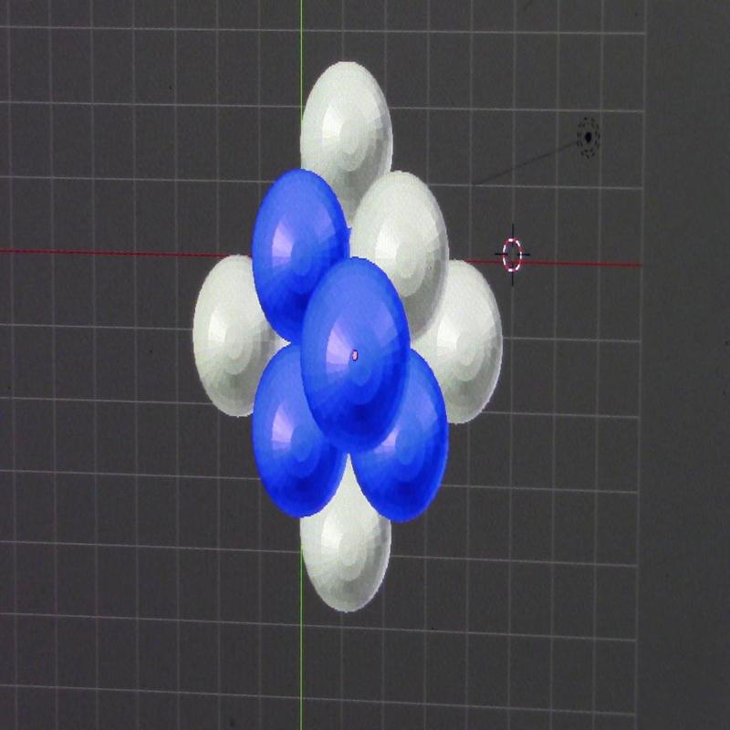 Carbon 13 isotope nucleus