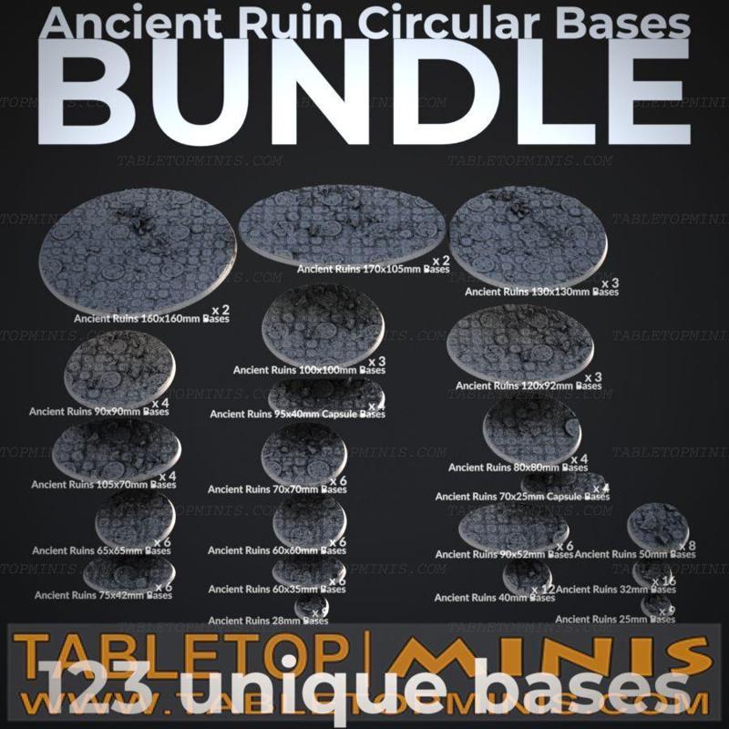 Ancient Ruin Circular Bases Bundle