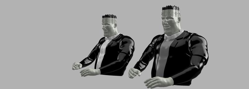 Bruce Frankenstein Upgrade for 3D SETS Family - Ann & Bruce