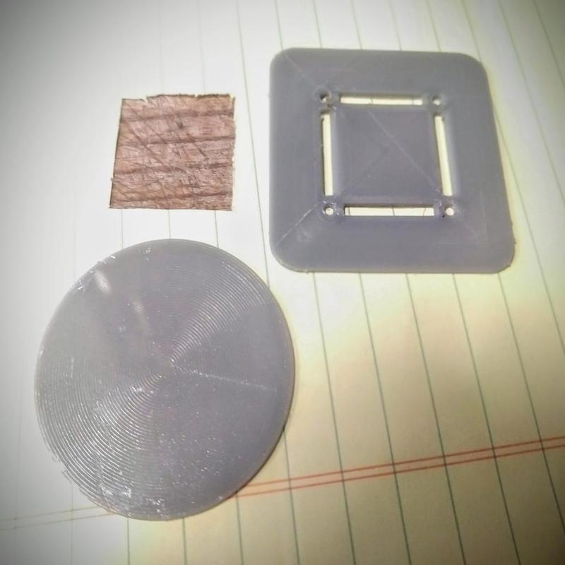 Instructional - template & disc for "impossible" challenge