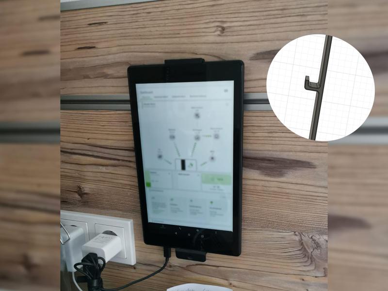 Amazon Fire Tab 10 mount kitchen