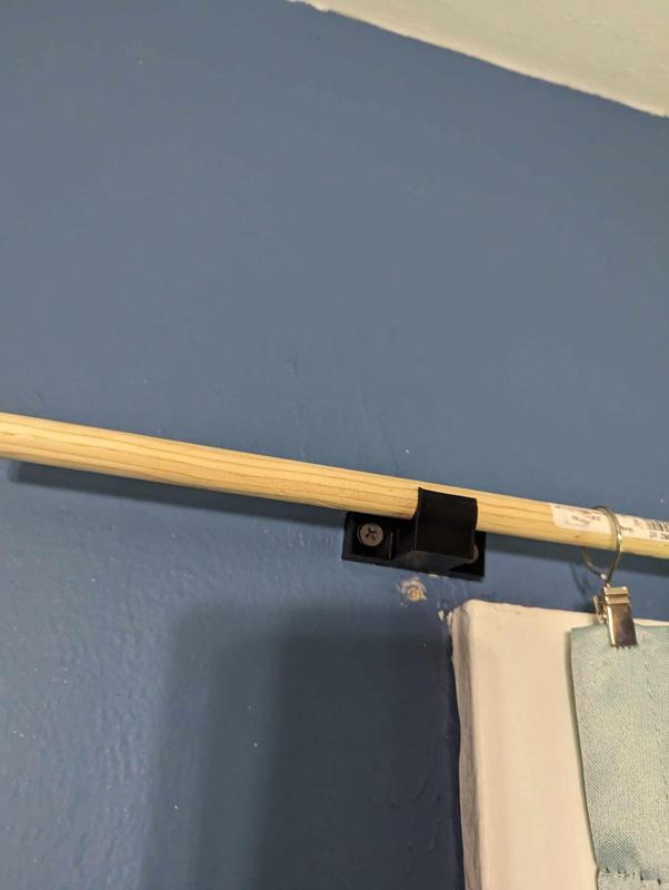 Simple Curtain Rod Bracket