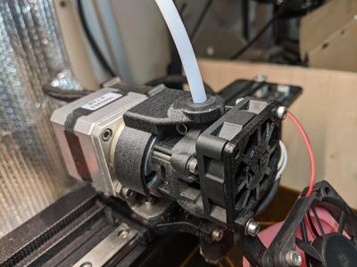 Makergear M2 + Mosaic Pallette2 feed adapter