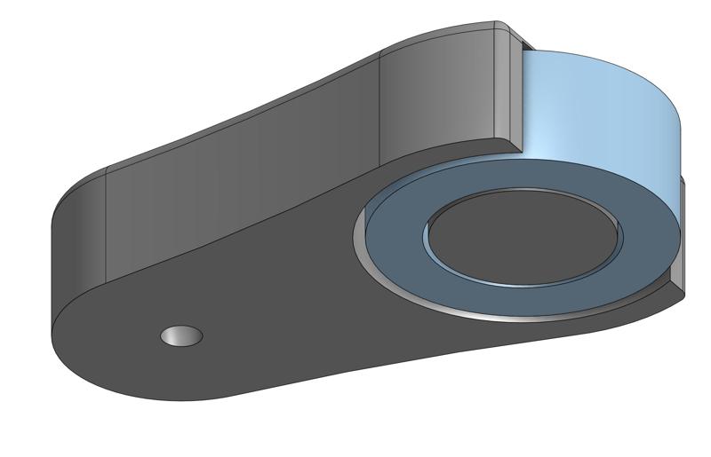Tool to transfer the outline of crooked walls to furniture