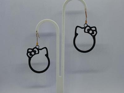 Kitty Outline Earrings