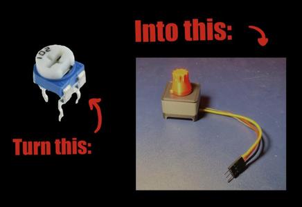6mm Potentiometer based rotary controller