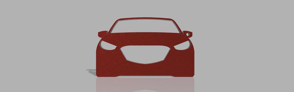 Mazda 3 Keychain (2018)