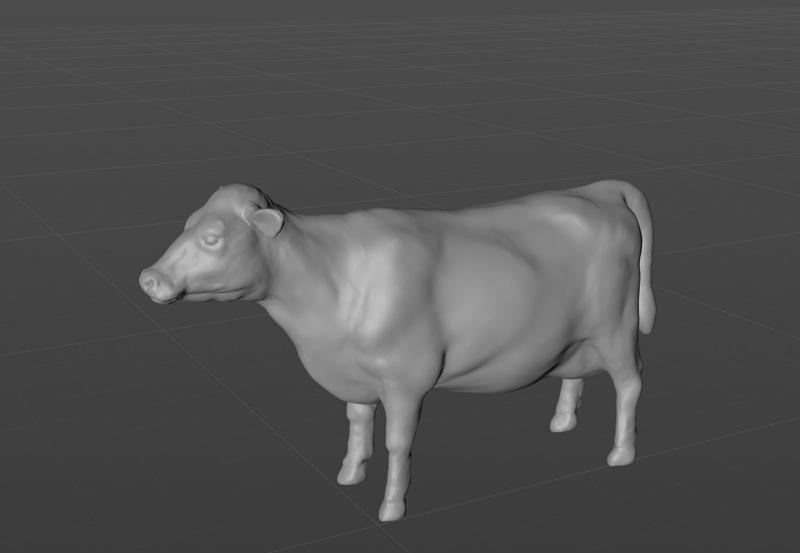 Cow miniature model