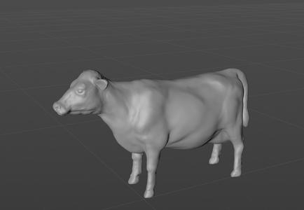 Cow miniature model