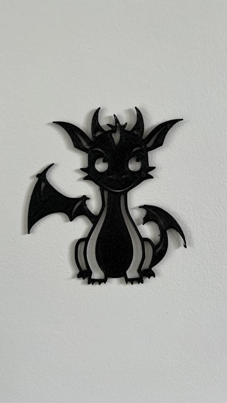 Cute Dragon Wall Art #1