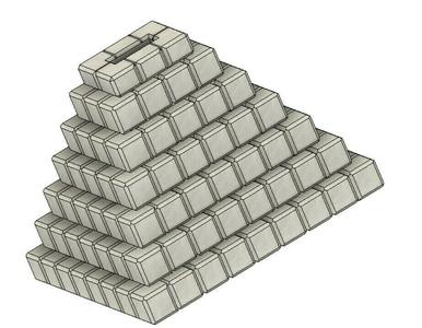 pyramid money box