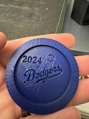 Little League Dodgers GG coin