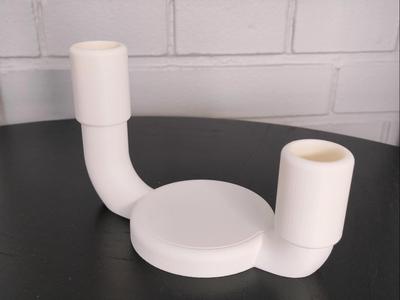 Candle holder double