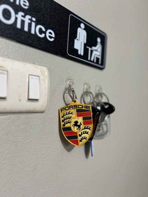 Porsche Keychain