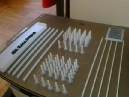 Ship railing model 1/133 scale