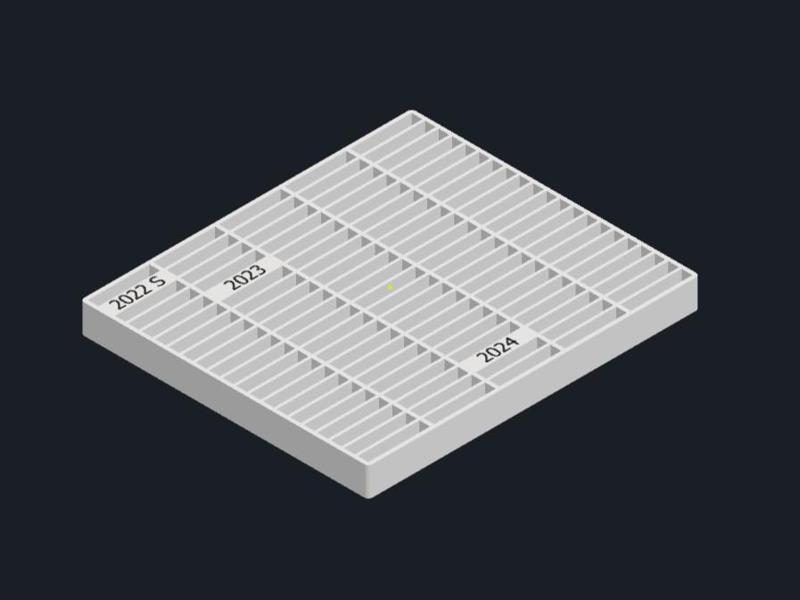 2 Euro Commemorative Coin Storage Box