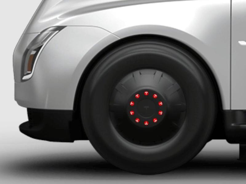 Tesla Semi Threaded Lug Nut Cover