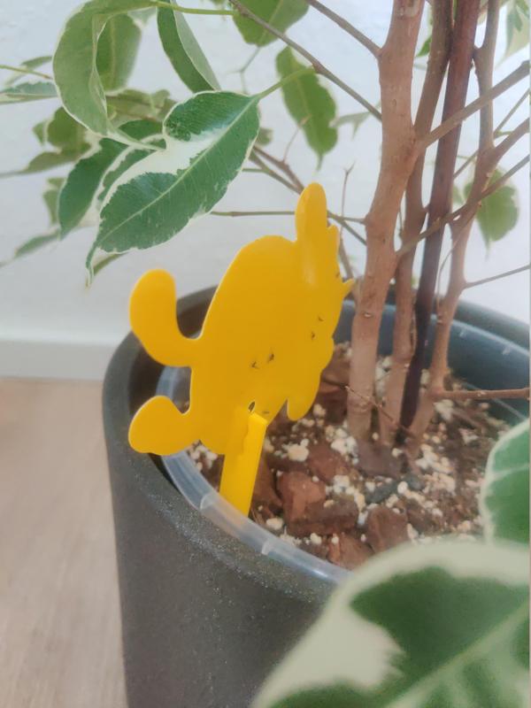 Yellow trap holder / Gelbfallenhalter