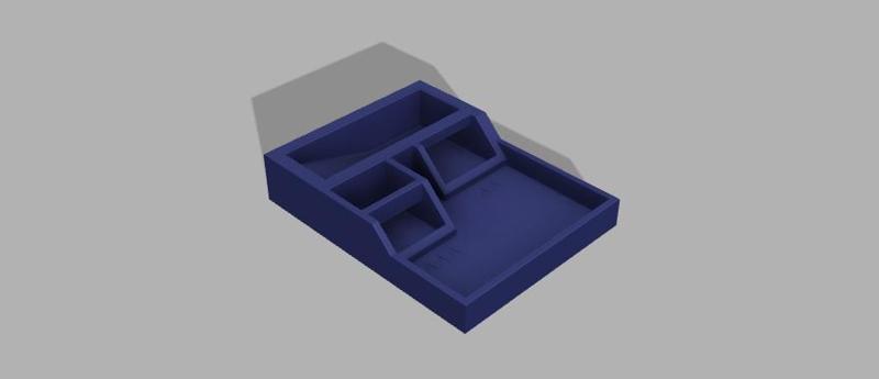 Battery box with disposal slot