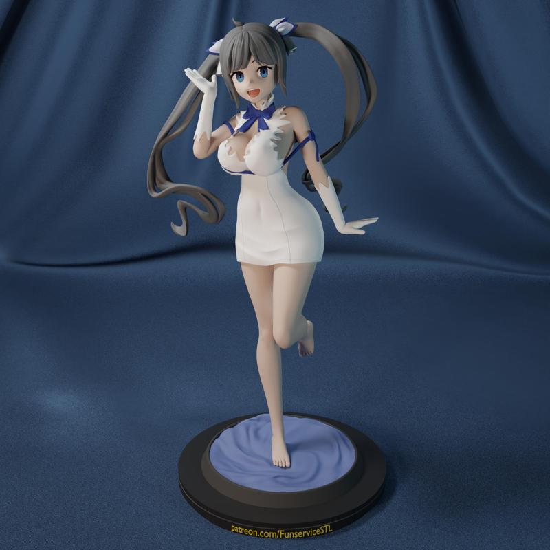 Hestia from Danmachi anime