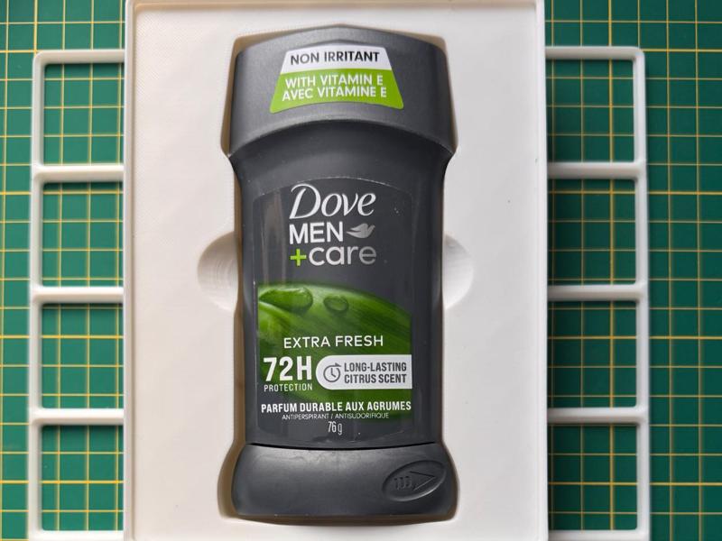 Dove Deodorant Gridfinity tray 3x4