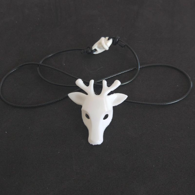 Deer necklace
