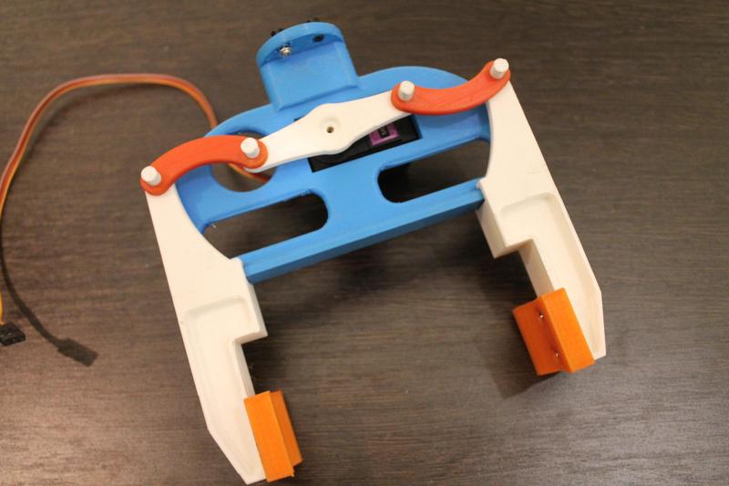 Plane parallel griper 1 #TinkerMechanical