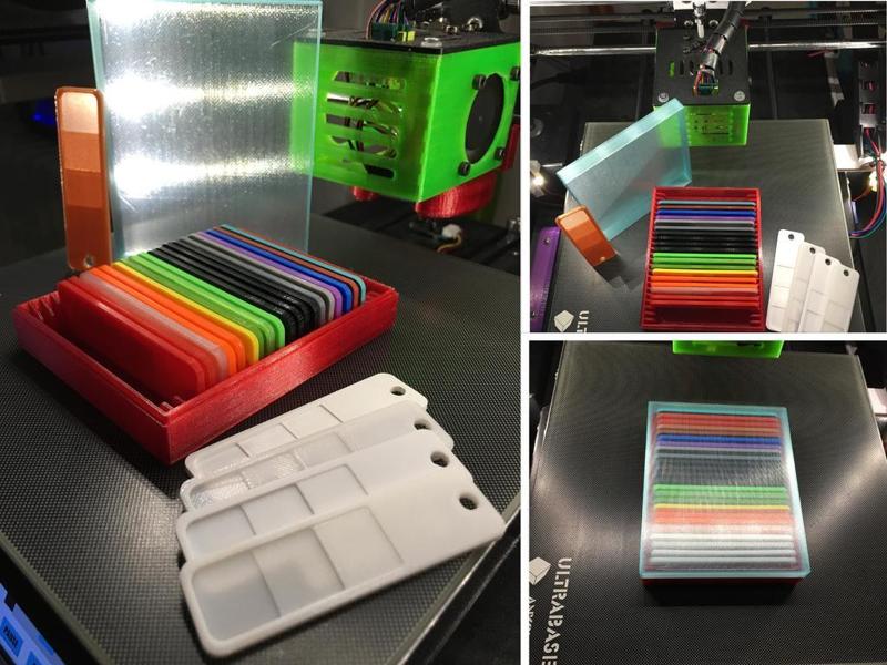Filament Swatch Holder (w.Box)