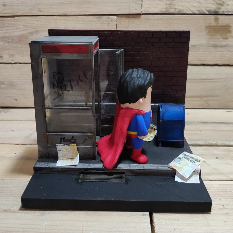Mini Dude Diorama  - Super Hero Figurine not included