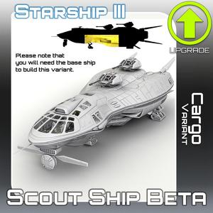 Scout Ship Beta Cargo Variant Upgrade