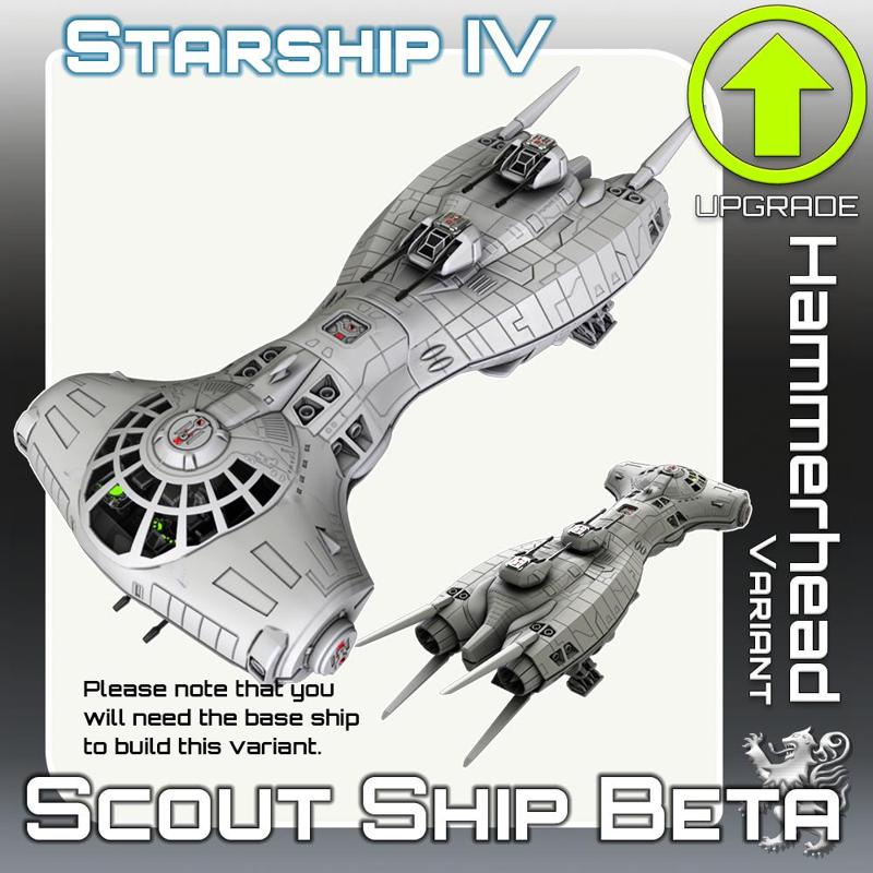 Scout Ship Beta Hammerhead Variant Upgrade