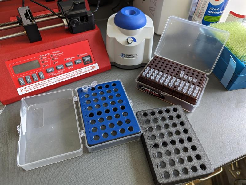 Tube Rack Insert for Pipette Tip Container.