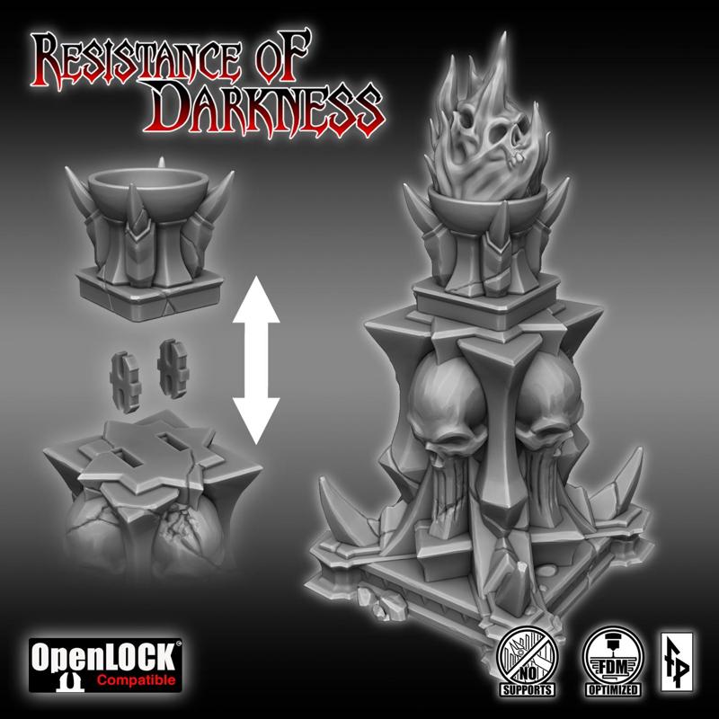 Pillar and Torch ( KICKSTARTER  Promo Model )