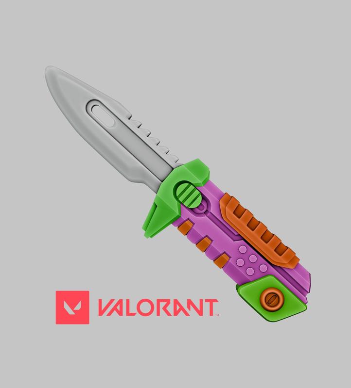 VALORANT BLASTX-KNIFE 3D PRINTING