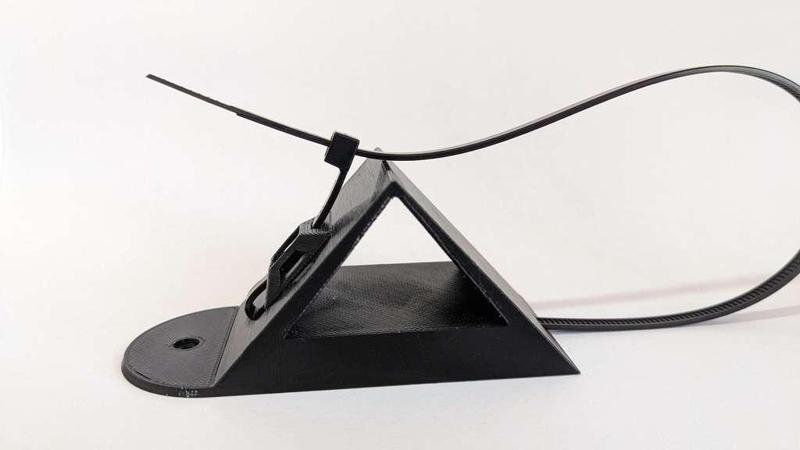 Angled Power Strip mount