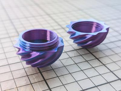 Spiral Sphere Container