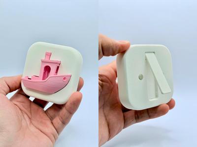 Benchy Holder Magnet with Foldable Stand