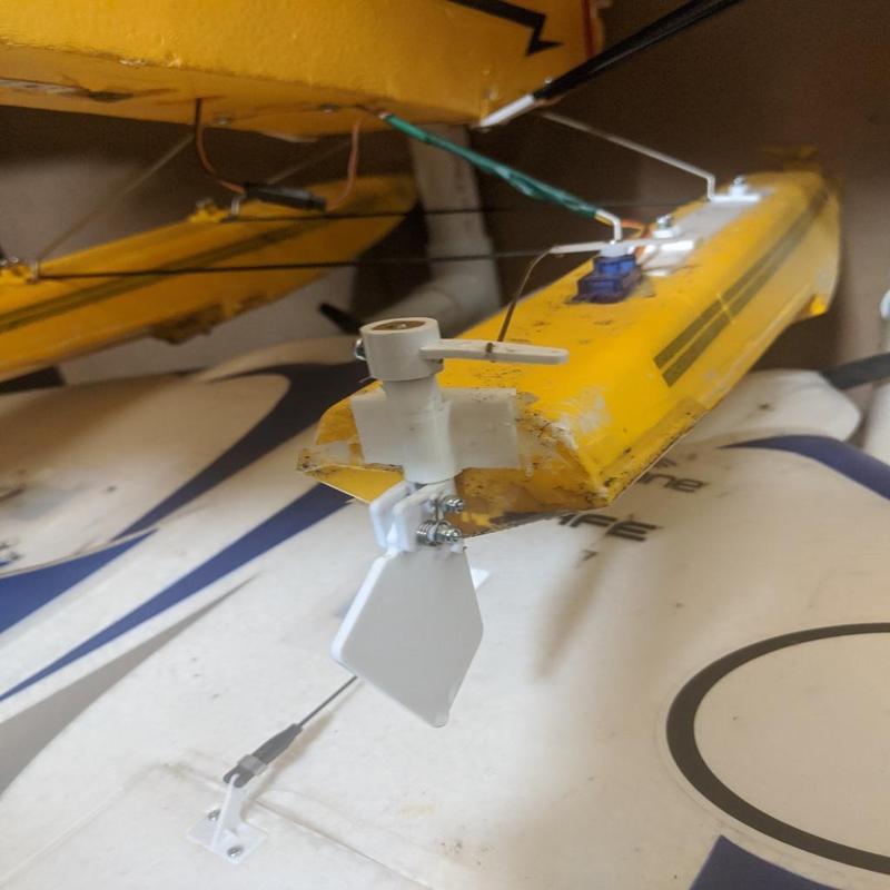 Supercub Float Rudder Bracket