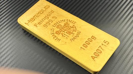 Decorative 1000g Gold Bar "German Brand"