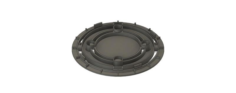 Impey Wet Room Drain Cover (Level Dec EasyFit)
