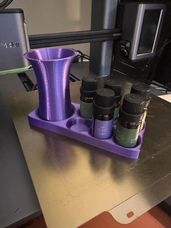 Essential Oil Aroma Diffuser Bottle Organizer and Water Cup