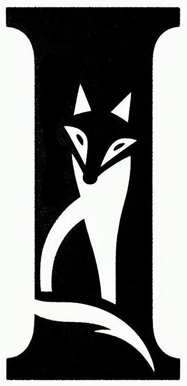 Fox alphabet: Letter I (version 4)