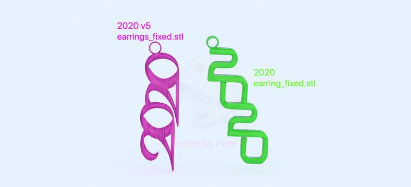 2020 earring set (two files !)