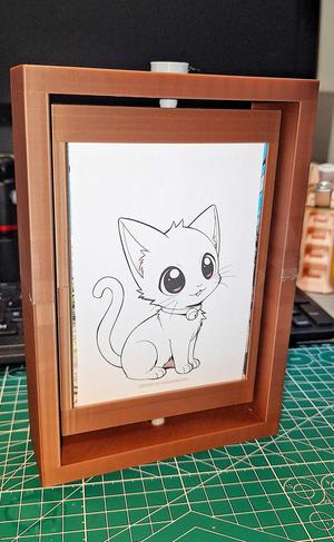 rotate portrait photo frame 15x10cm 2 sides