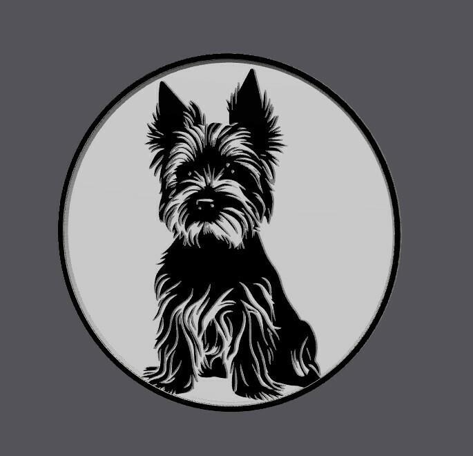 YORKIE LITHOPANE 15